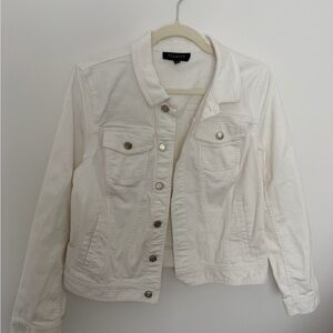 Talbots Women's White Jean Jacket